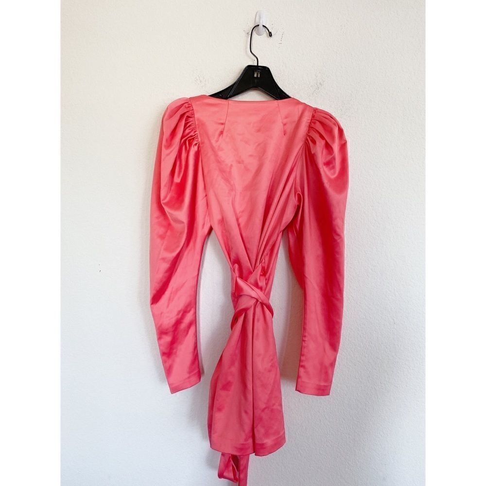 Rotate Number 31 satin Mini wrap Dress - Picture 12 of 12